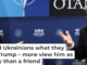 Ukrainian President Volodymyr Zelenskyy talks with U.S. President Donald Trump at the NATO summit on July 8, 2026. Win McNamee/Getty Images